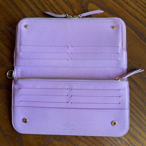 🚫SOLD🚫Authentic Louis Vuitton Insolite Wallet White Multicolor Litchi Pink - Picture 3 of 16
